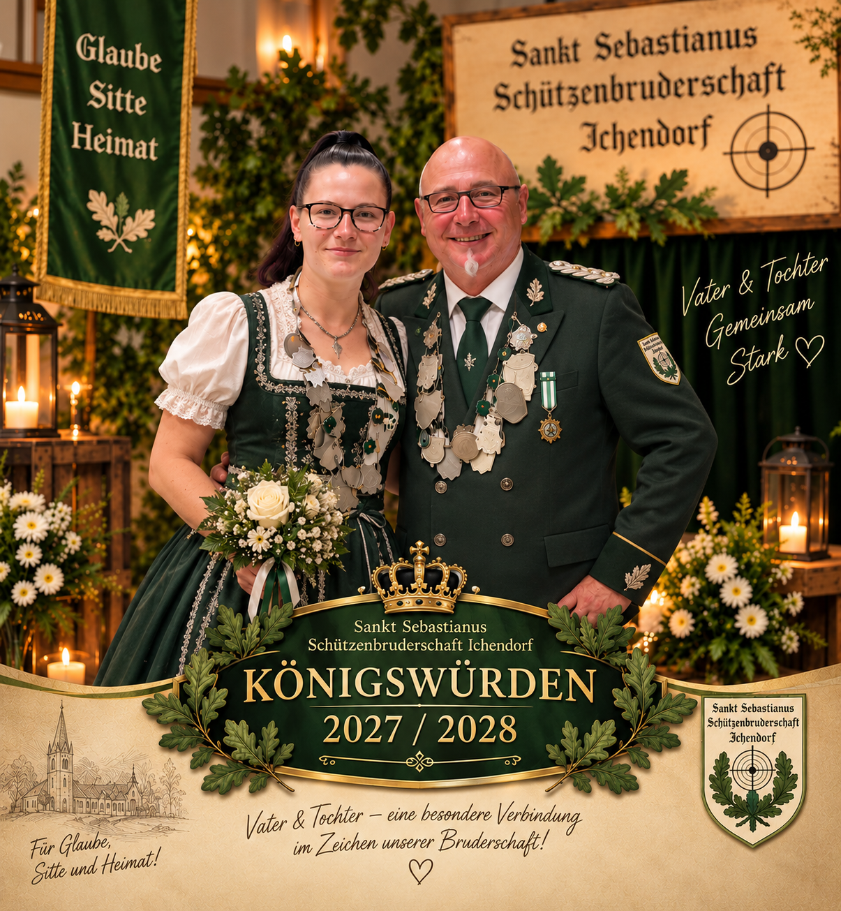 Zwei Majestäten aus einer Familie
